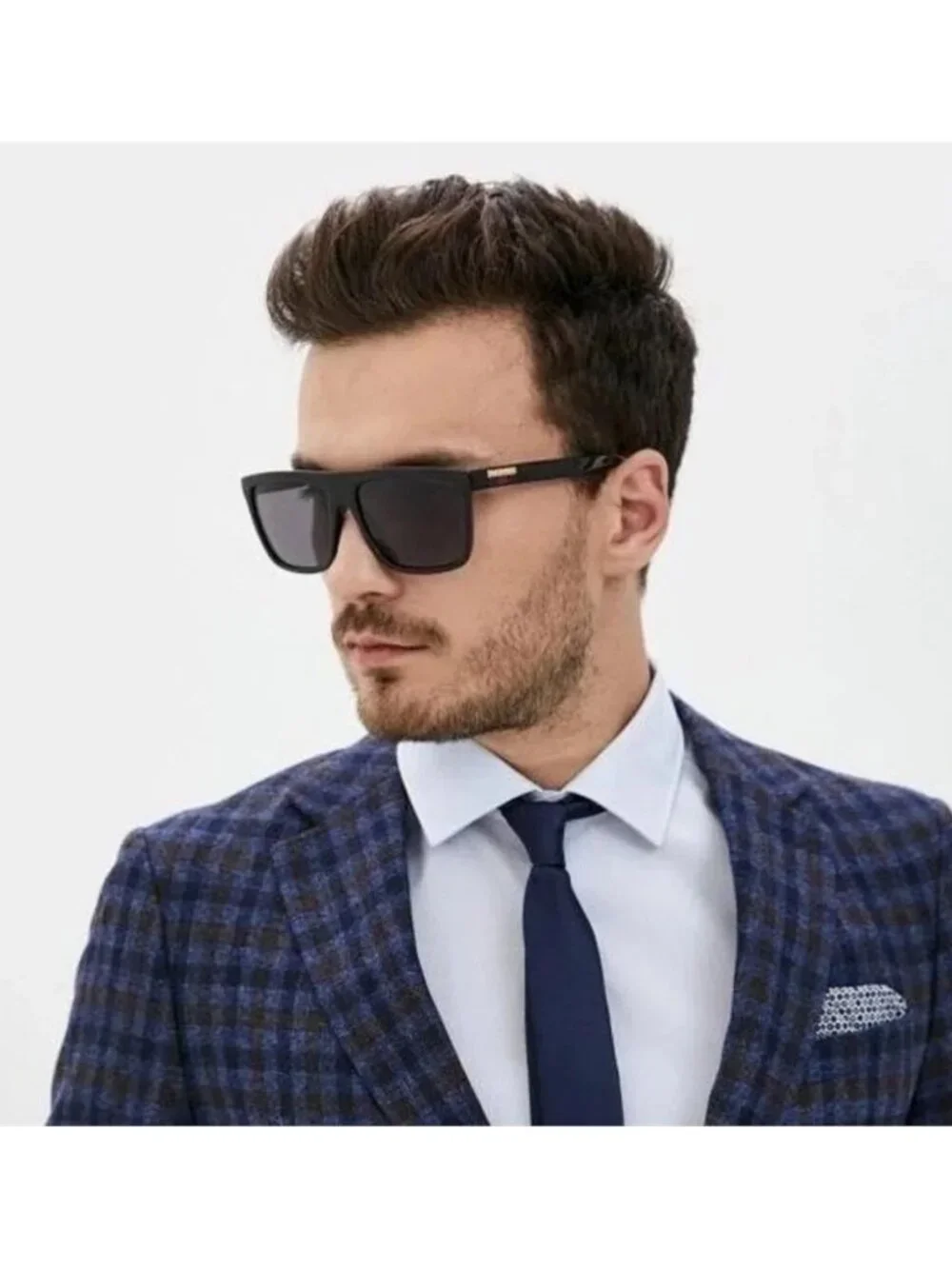 💯 - Authentic- New-GUCCI Grey /Black Browline Men's Sunglasses GG0748S 001 59 - Picture 4 of 15